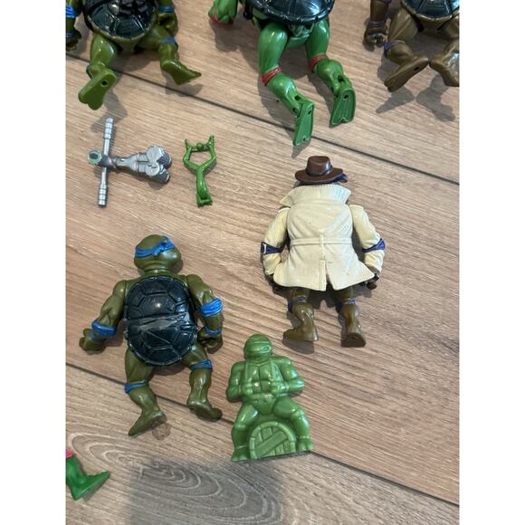 Vintage Teenage Mutant Ninja Turtles Tmnt Action Figure Lot 80s 90s Playmates - Picture 10 of 16